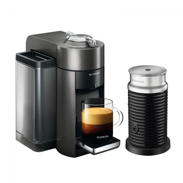 Nespresso VertuoLine Evoluo Deluxe Espresso Maker & Aeroccino 3 Milk Frother - Graphite