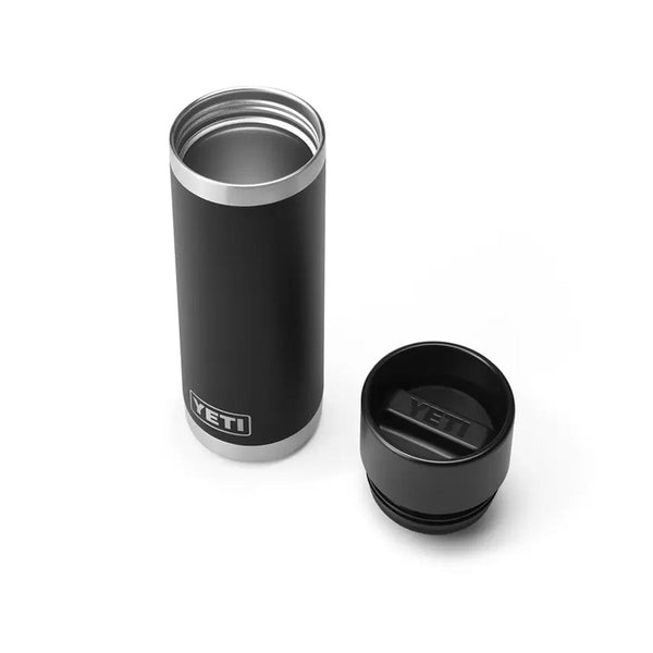 YETI Rambler 18oz. Bottle with Hot Shot Cap, Black