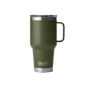 YETI Rambler 30 oz. Travel Mug with handle, Olive Green