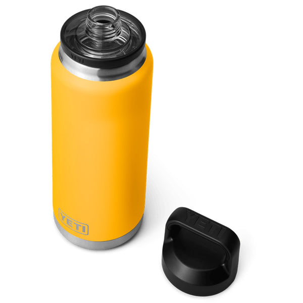 YETI Rambler 36 oz. Bottle with Chug Cap, Alpine Yellow