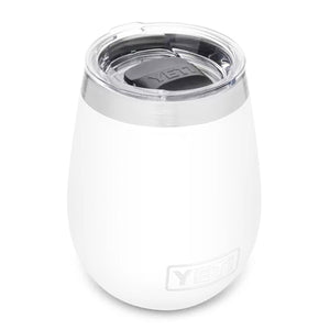 YETI Rambler 10 oz. Wine Tumbler with Magslider Lid, White