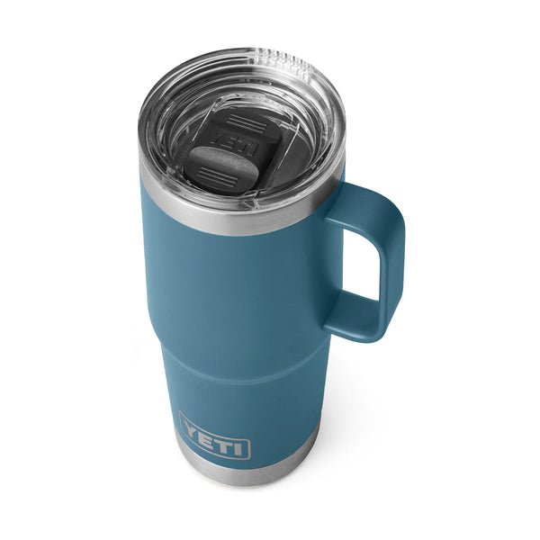 YETI Rambler 20 oz. Travel Mug, Nordic Blue