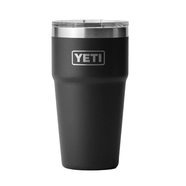 YETI Rambler 16 oz. Stackable Cup with Lid, Black