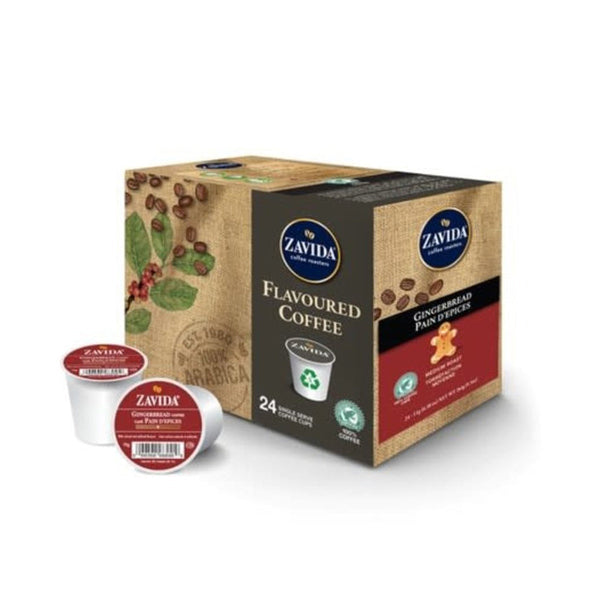 Zavida Gingerbread Single Serve Coffee 24 Pack